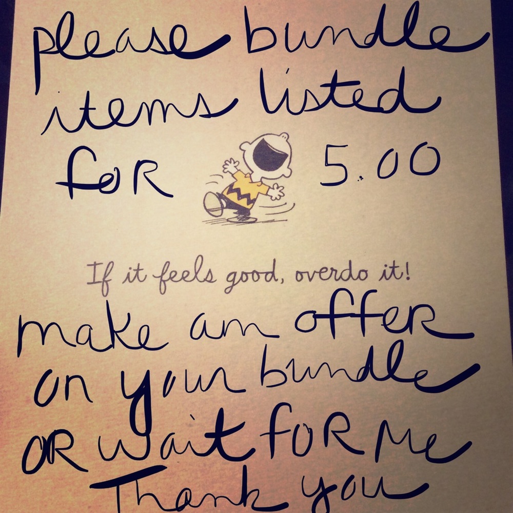 Requestiing $5.00 items to be bundled